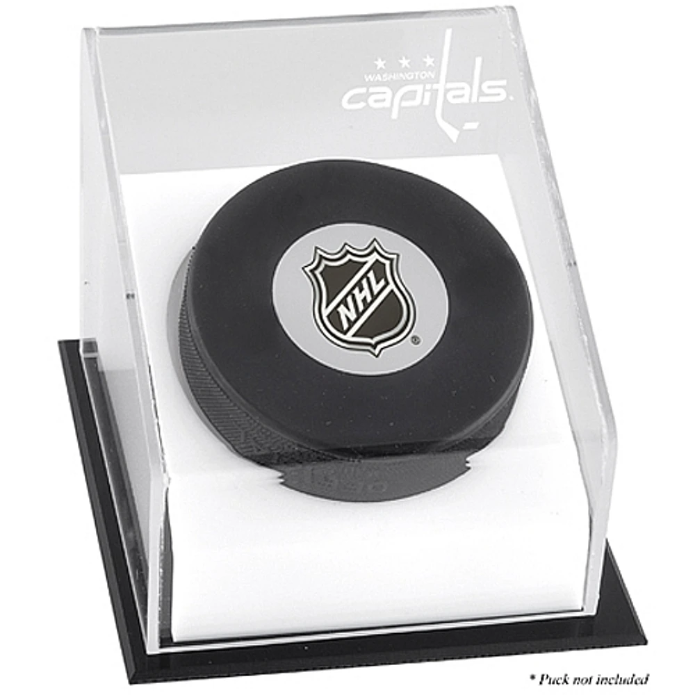Washington Capitals Puck Deluxe Logo Display Case