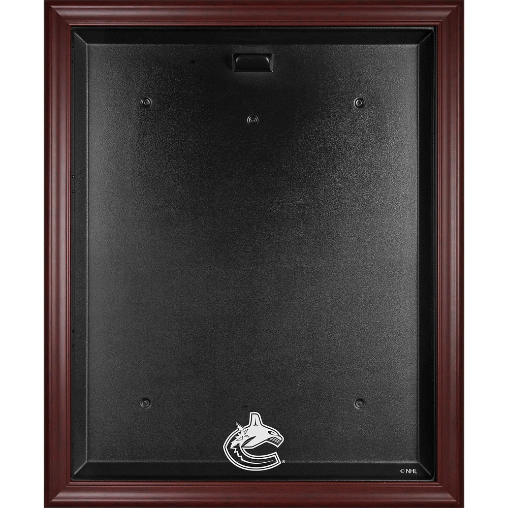 Vancouver Canucks Mahogany Framed Jersey Display Case