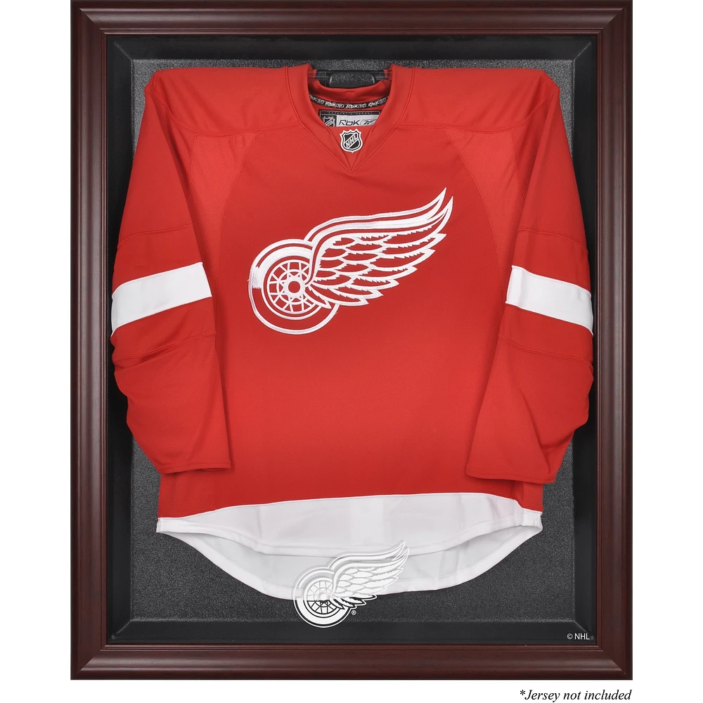 Detroit Red Wings Mahogany Framed Jersey Display Case