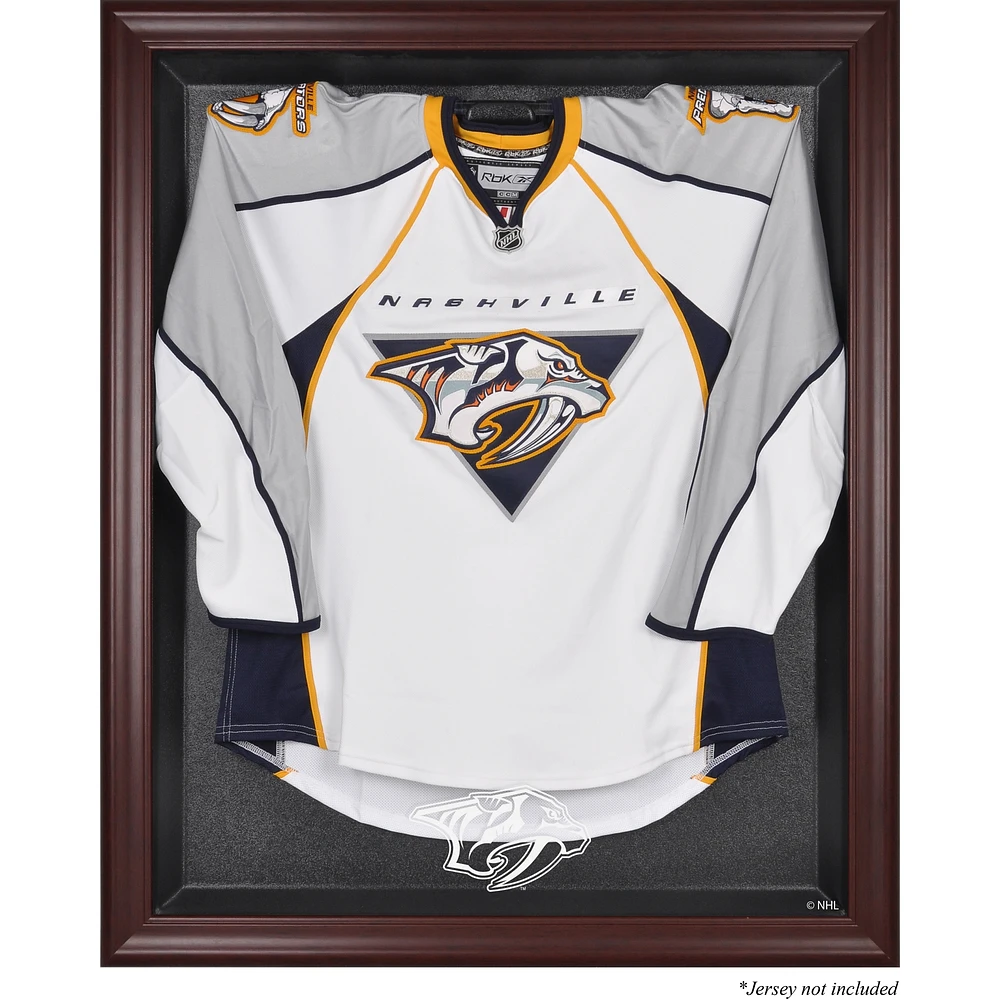 Nashville Predators Mahogany Framed Jersey Display Case