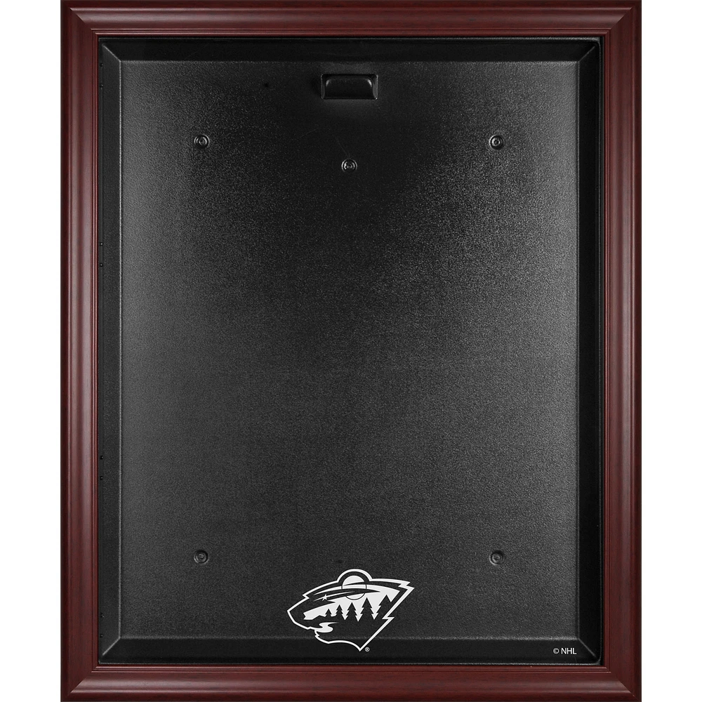 Minnesota Wild Mahogany Framed Jersey Display Case