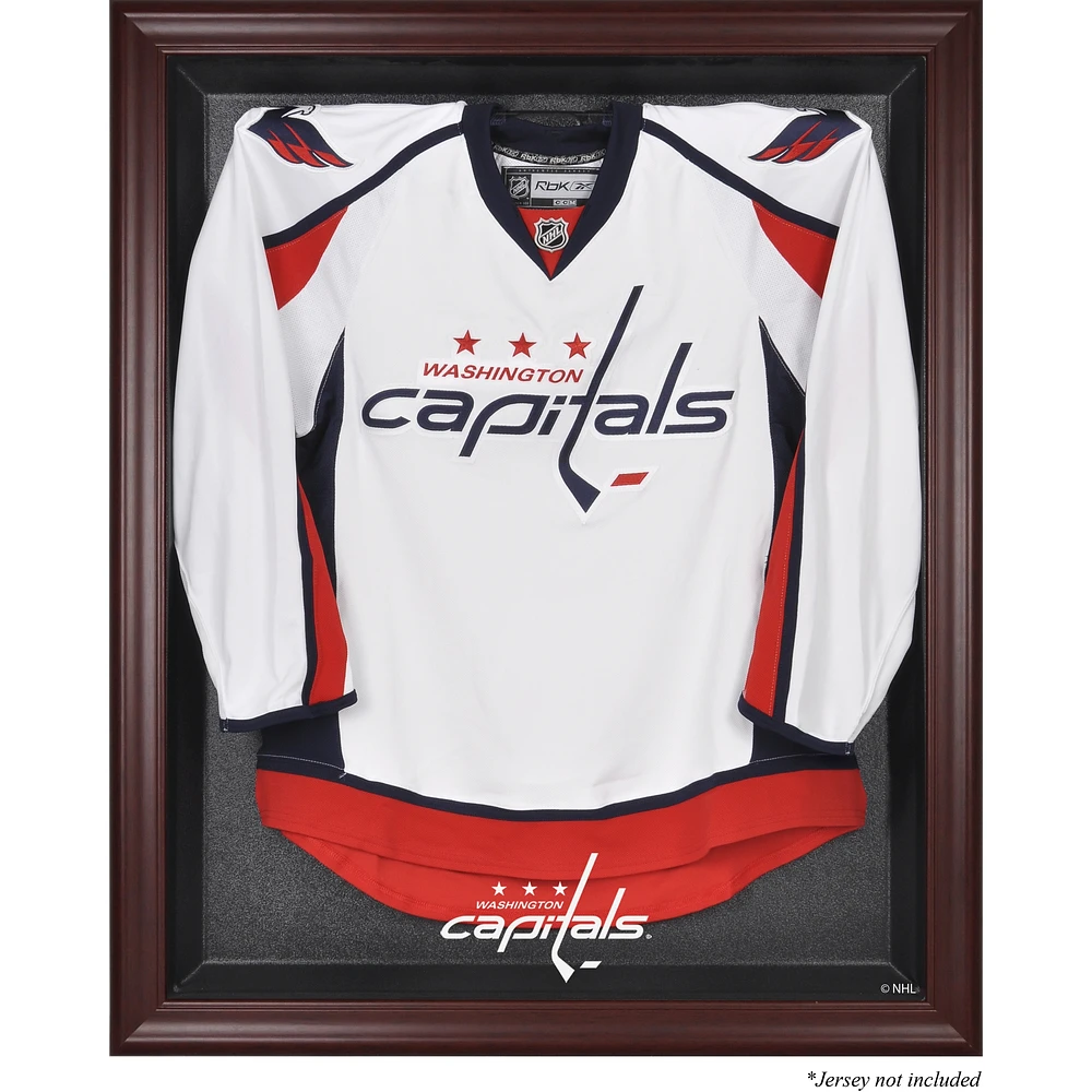 Washington Capitals Mahogany Framed Jersey Display Case