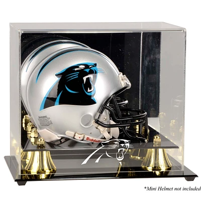 Carolina Panthers Golden Classic Mini Helmet Display Case