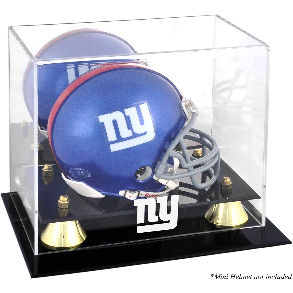 New York Giants Golden Classic Mini Helmet Display Case