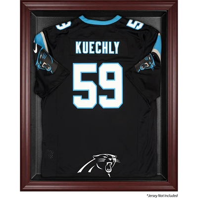 Carolina Panthers Mahogany Framed Jersey Display Case