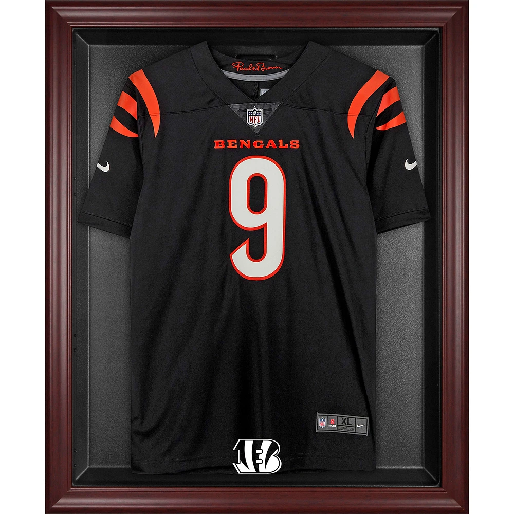 Cincinnati Bengals Mahogany Framed Jersey Display Case