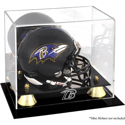 Baltimore Ravens Golden Classic Mini Helmet Display Case