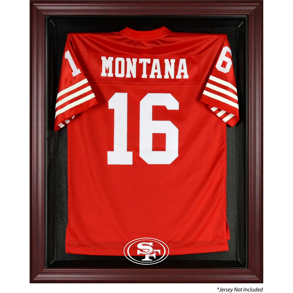 San Francisco 49ers Mahogany Framed Jersey Display Case
