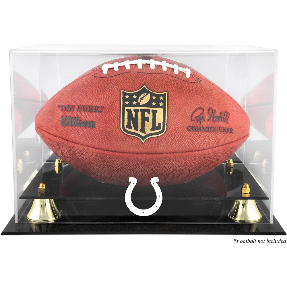 Indianapolis Colts Golden Classic Team Logo Football Display Case