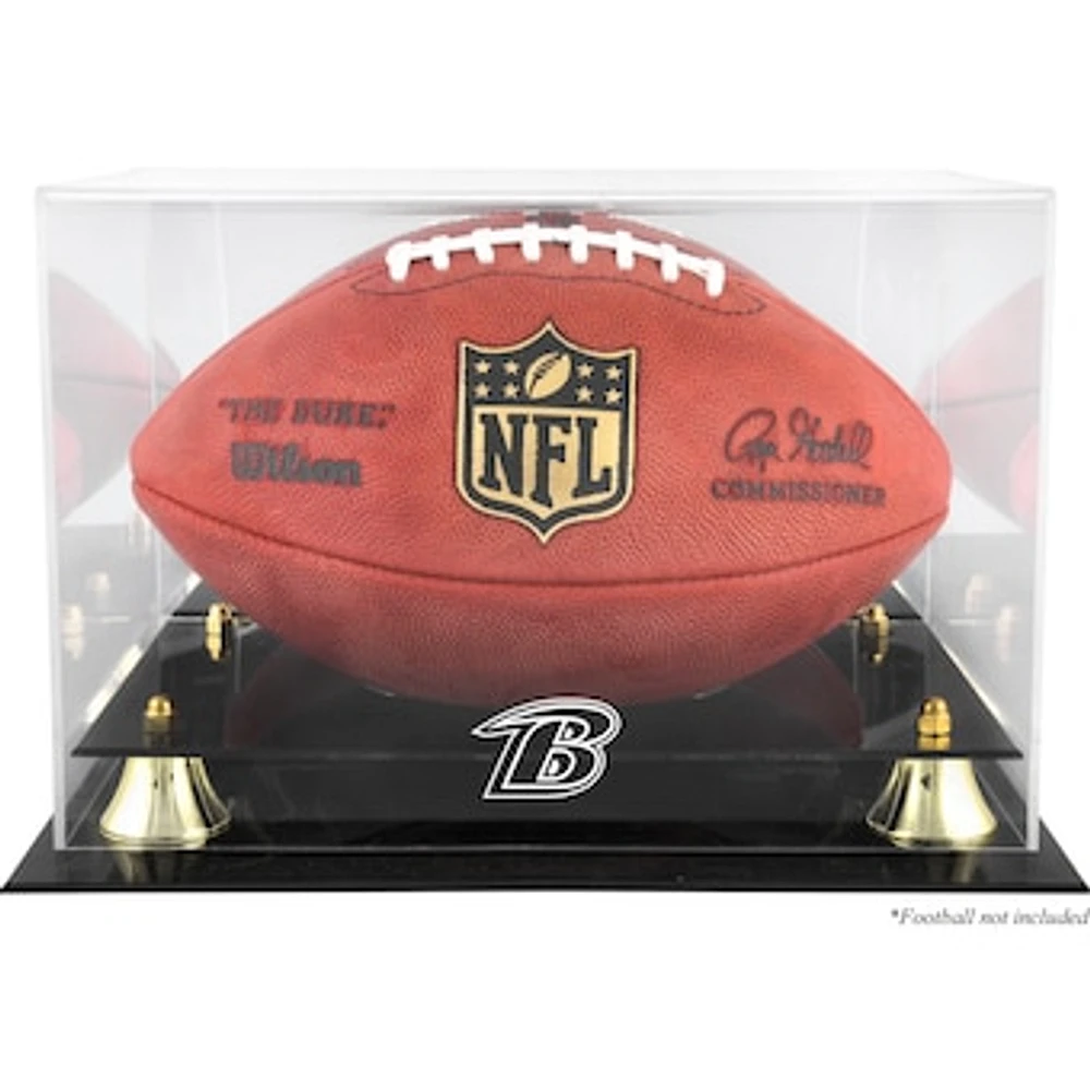 Baltimore Ravens Golden Classic Team Logo Football Display Case