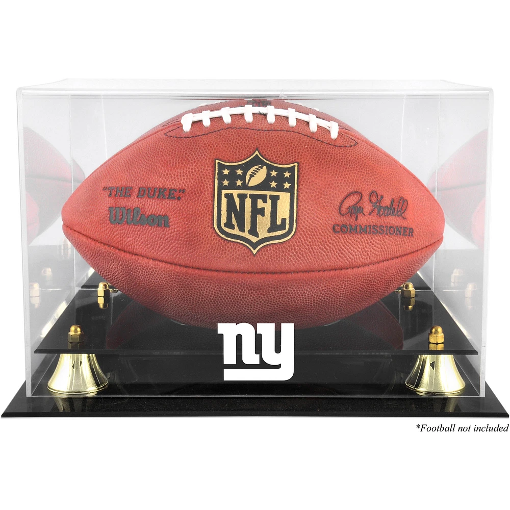 New York Giants Golden Classic Team Logo Football Display Case