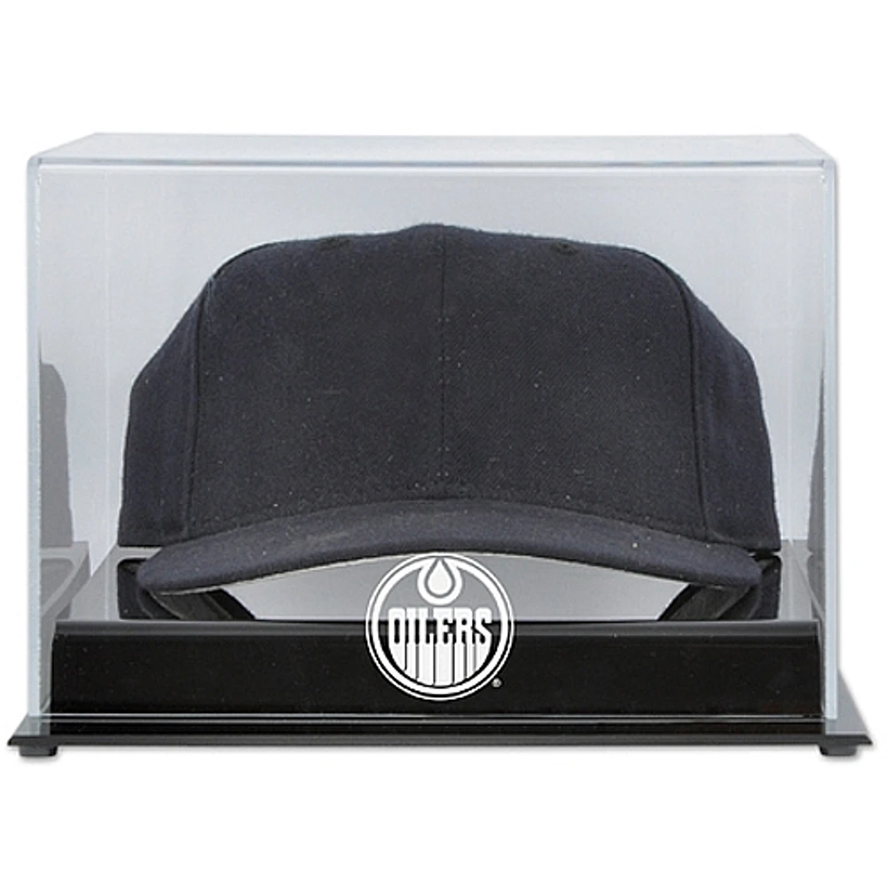 Edmonton Oilers Acrylic Team Logo Cap Display Case