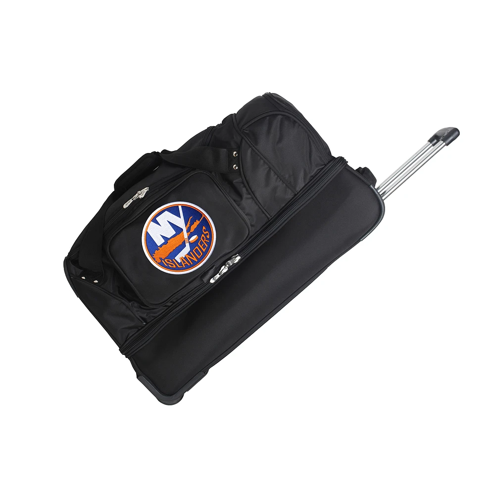 MOJO New York Islanders 27'' 2-Wheel Drop Bottom Rolling Duffel Bag
