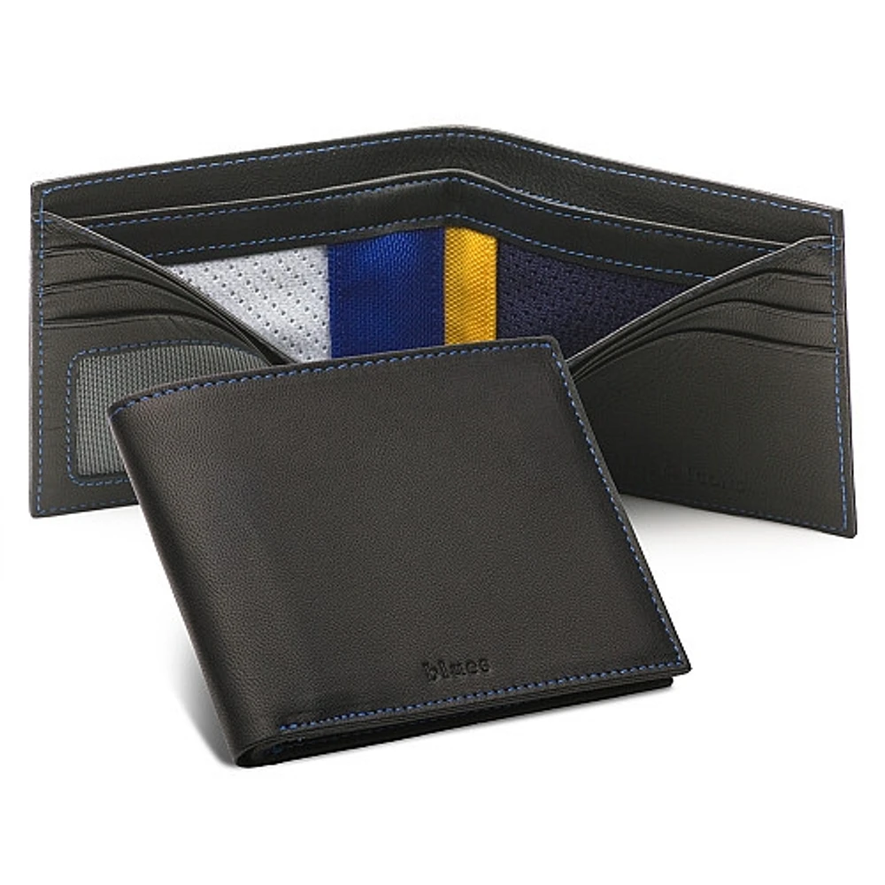 Tokens & Icons St. Louis Blues Game Used Uniform Bi-Fold Wallet