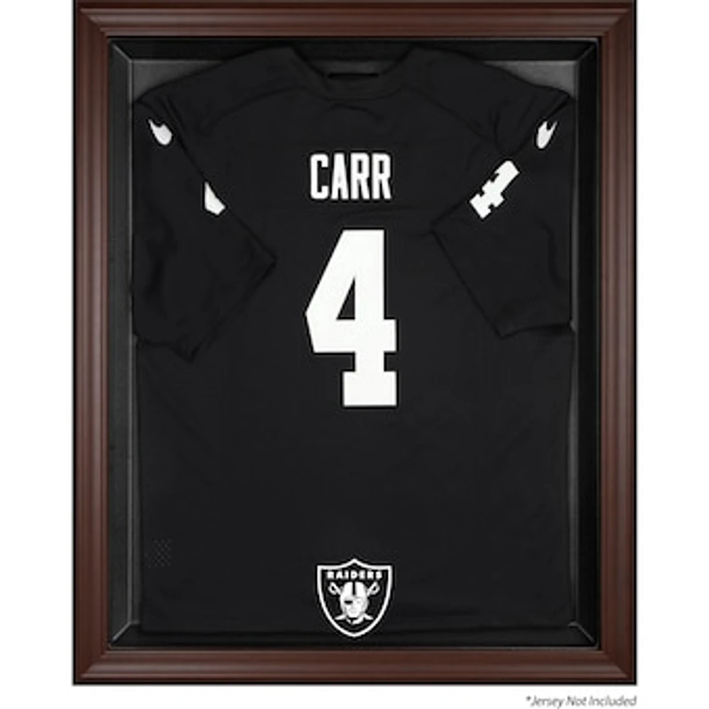 Las Vegas Raiders Brown Framed Logo Jersey Display Case