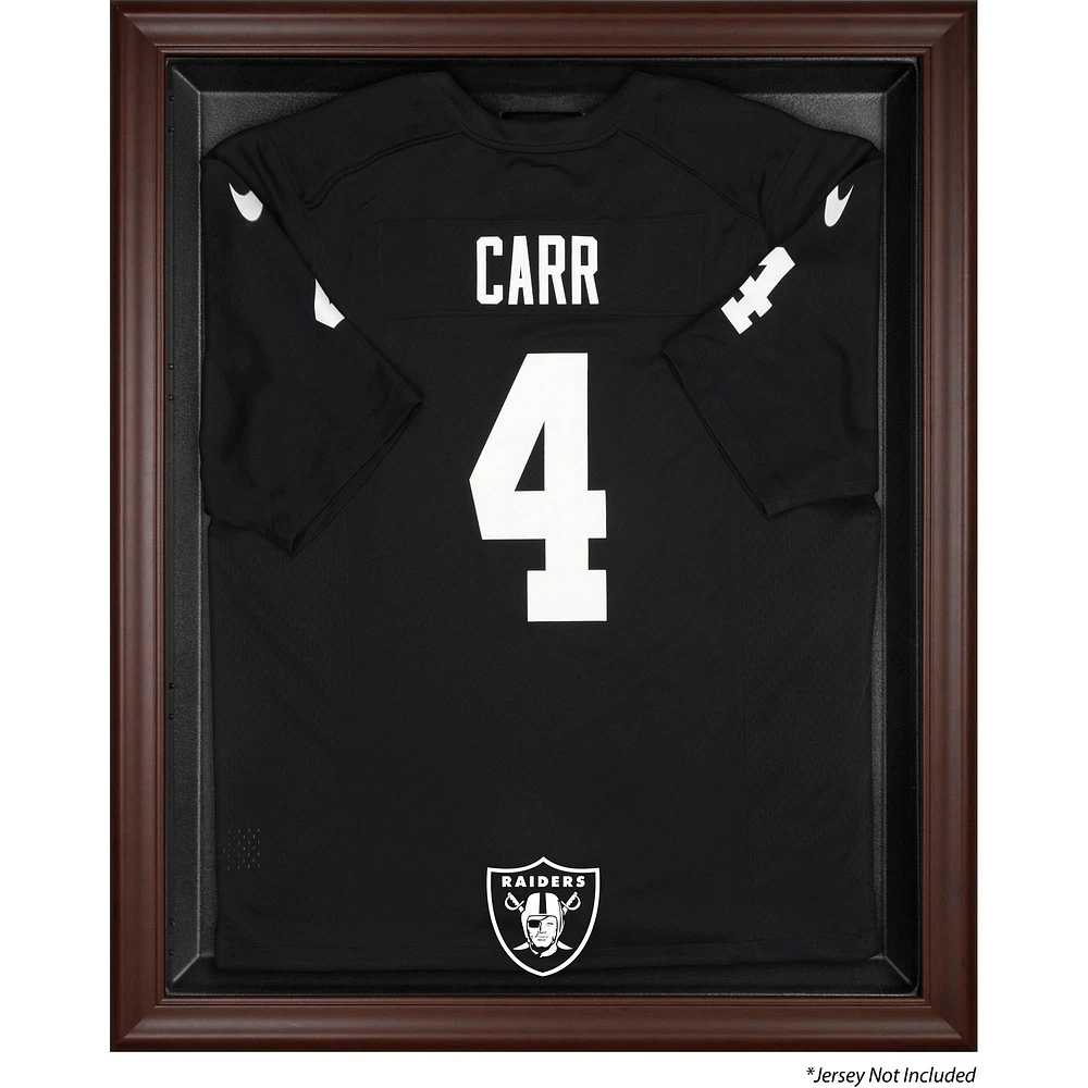 Las Vegas Raiders Brown Framed Logo Jersey Display Case