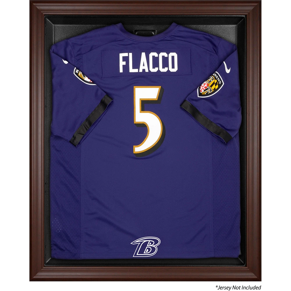 Baltimore Ravens Brown Framed Logo Jersey Display Case