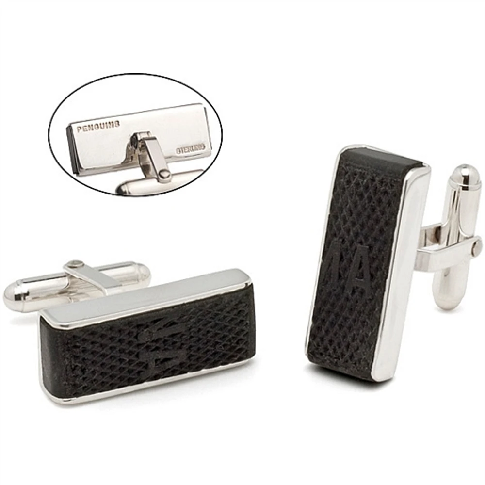Tokens & Icons Pittsburgh Penguins Game-Used Puck Edge Cuff Links