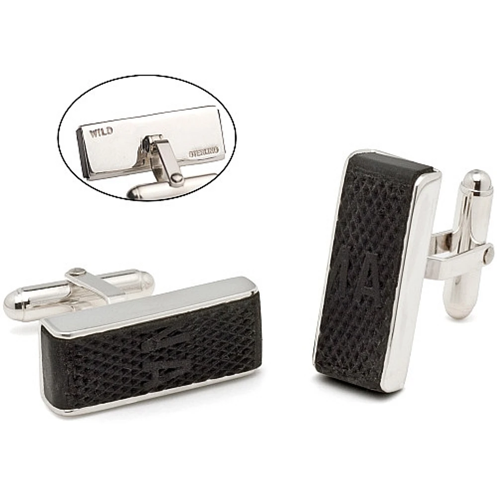 Tokens & Icons Minnesota Wild Game-Used Puck Edge Cuff Links