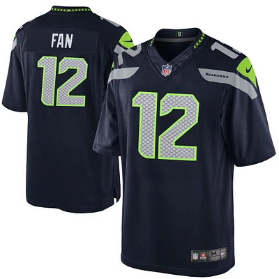 Youth Nike 12th Fan College Navy Seattle Seahawks Game Jersey