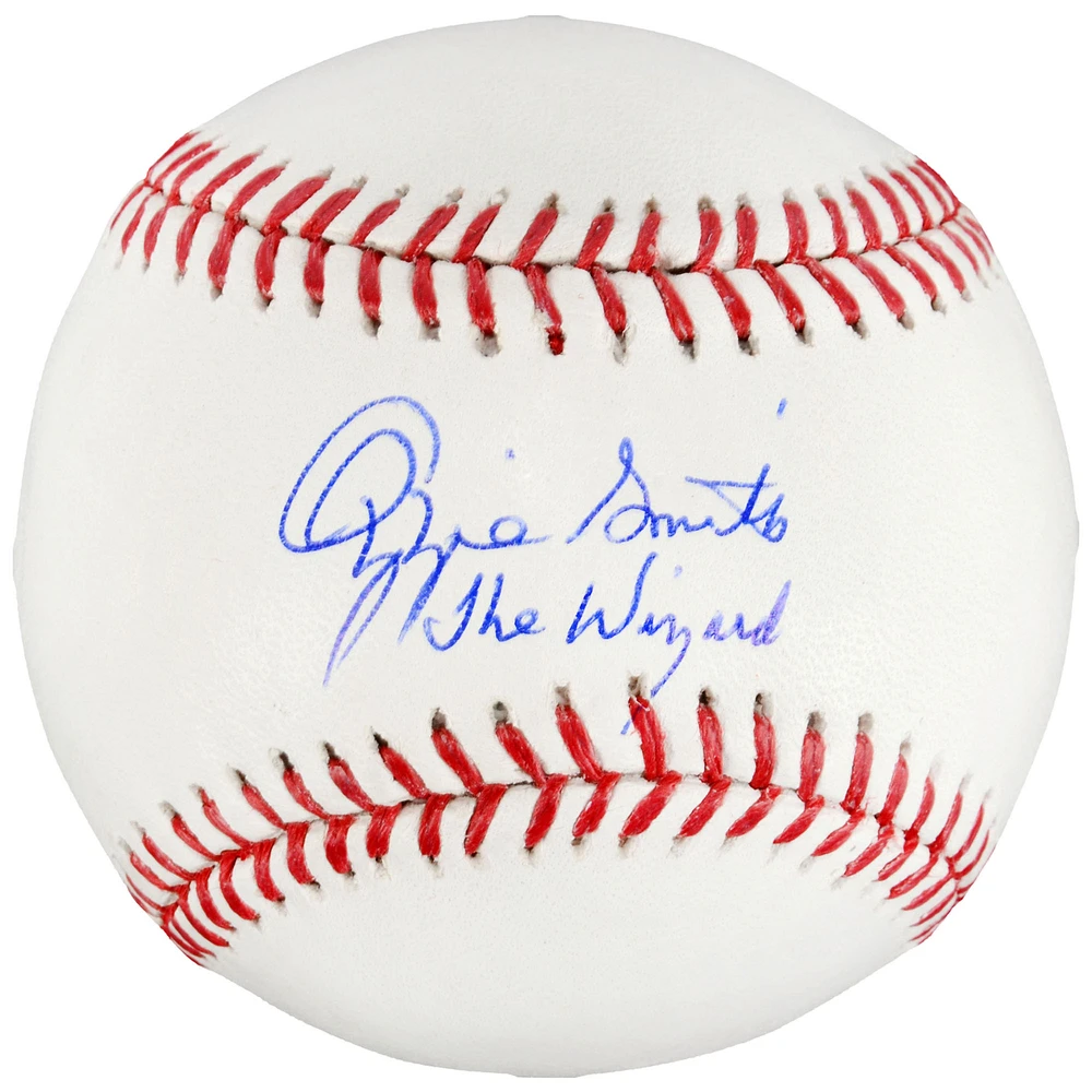 Rawlings Ozzie Smith St. Louis Cardinals Autographed Baseball with ''The Wizard'' Inscription