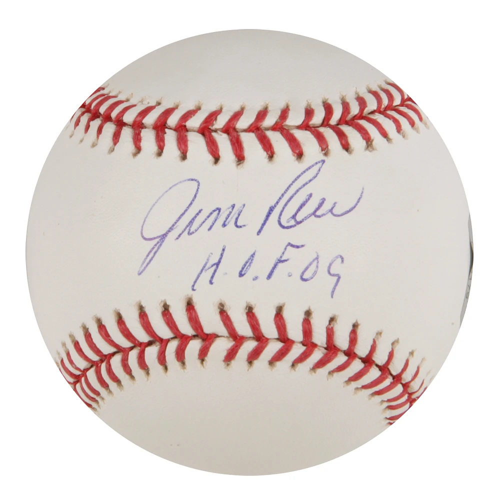 Jim Rice Autographed Baseball with "H.O.F. 09" Inscription