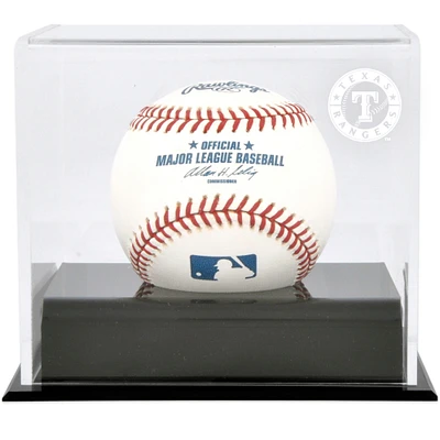 Texas Rangers Baseball Cube Logo Display Case
