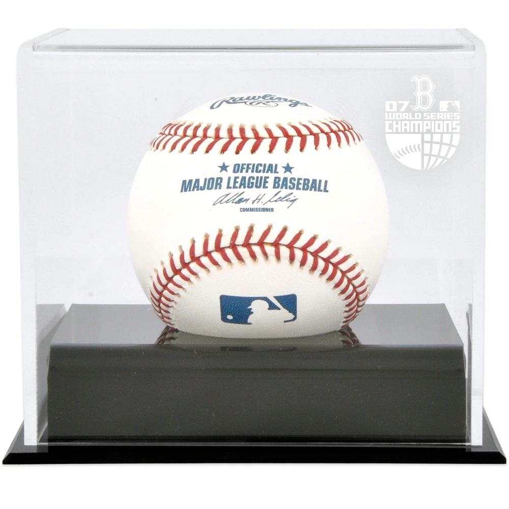 Boston Red Sox 2007 World Series Champs Baseball Cube Logo Display Case