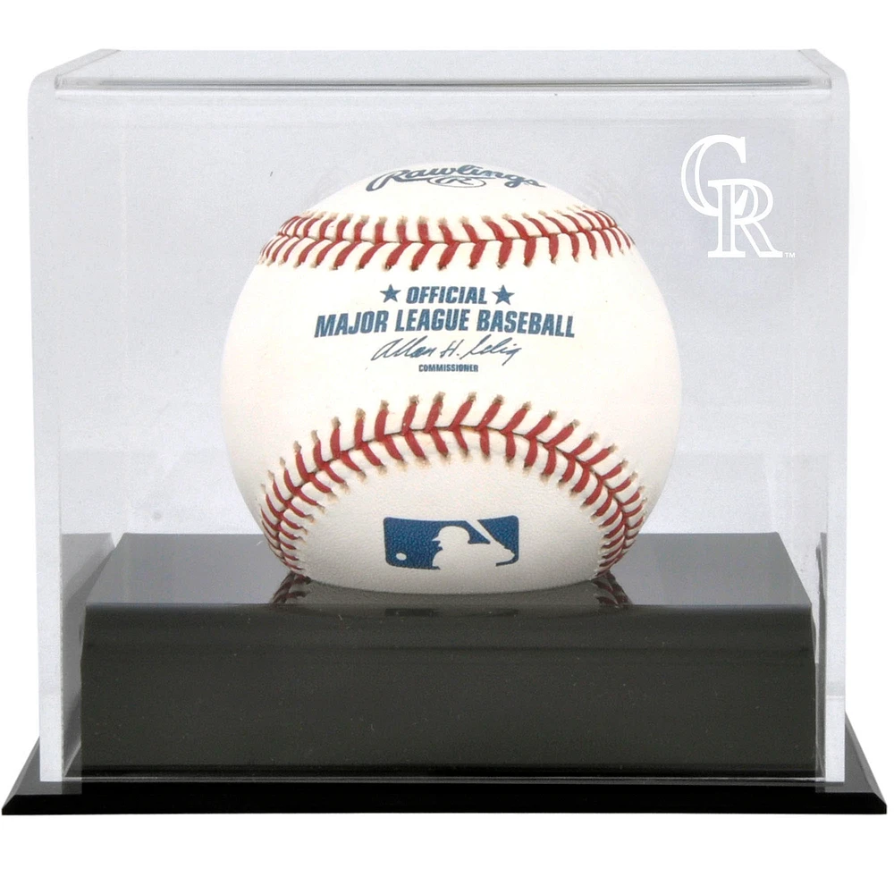 Colorado Rockies Baseball Cube Logo Display Case