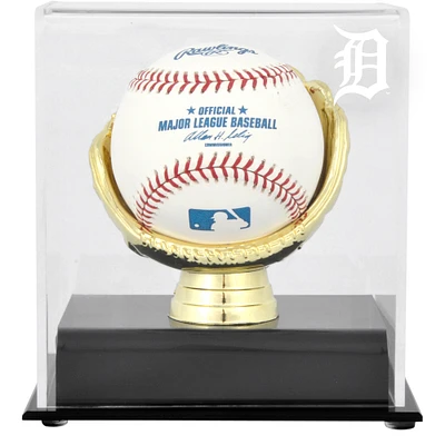Detroit Tigers Gold Glove Single Baseball Logo Display Case