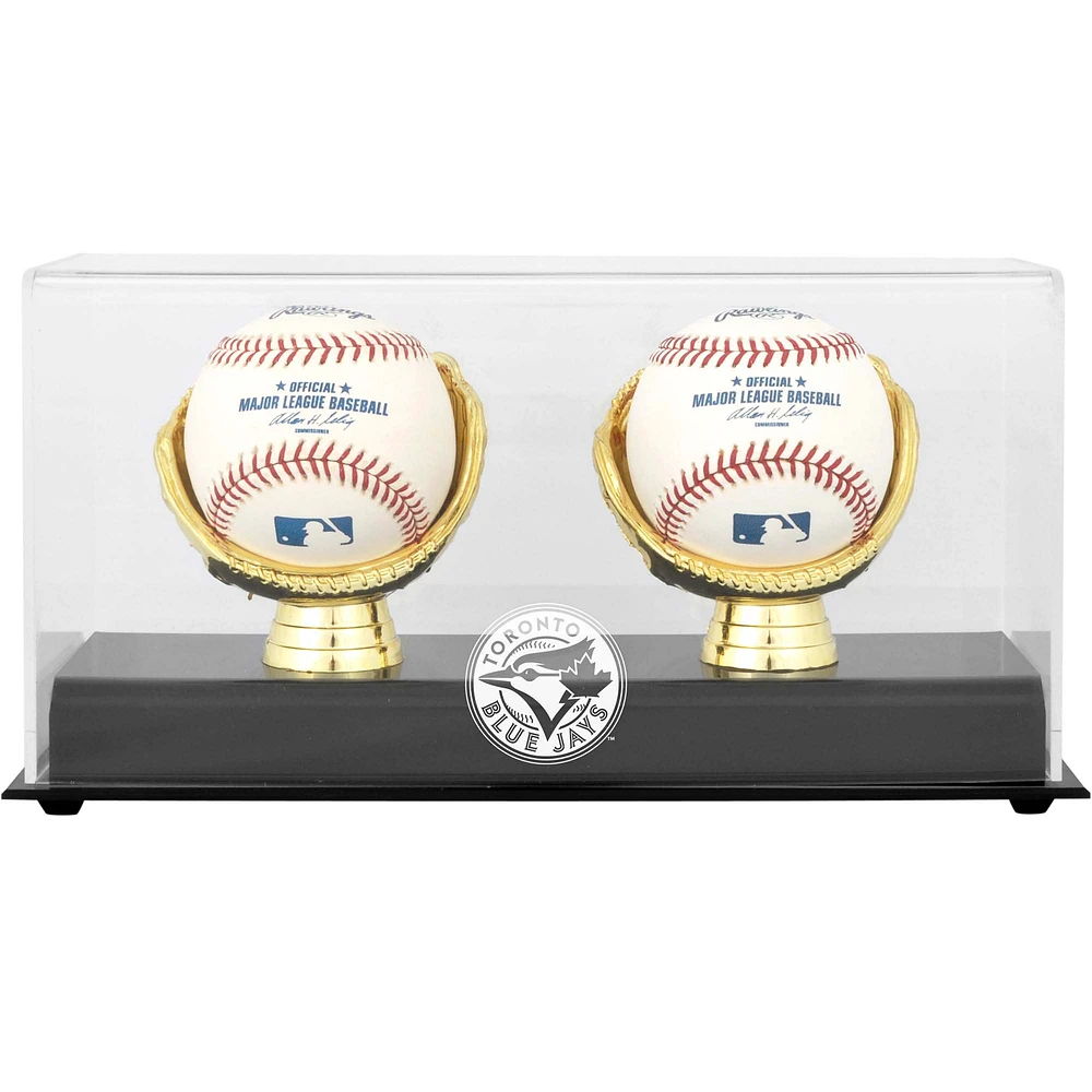 Toronto Blue Jays Gold Glove Double Baseball Logo Display Case