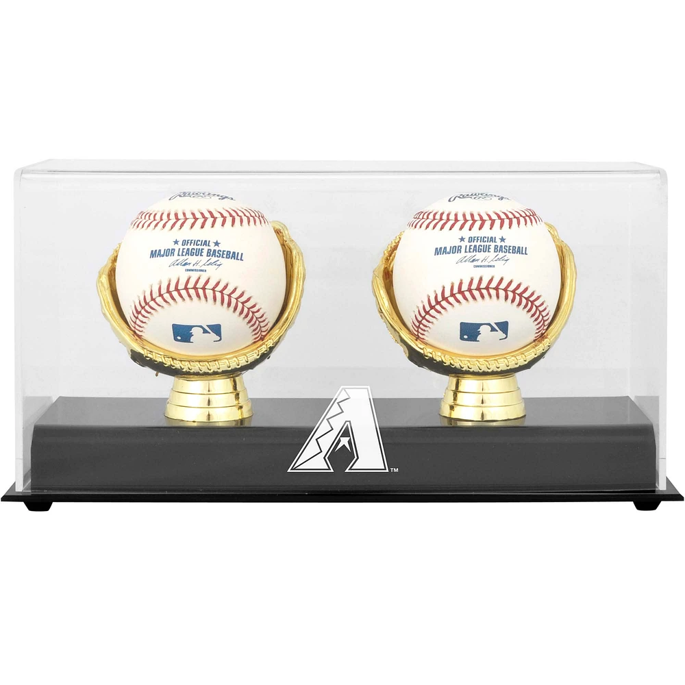 Arizona Diamondbacks Gold Glove Double Baseball Logo Display Case