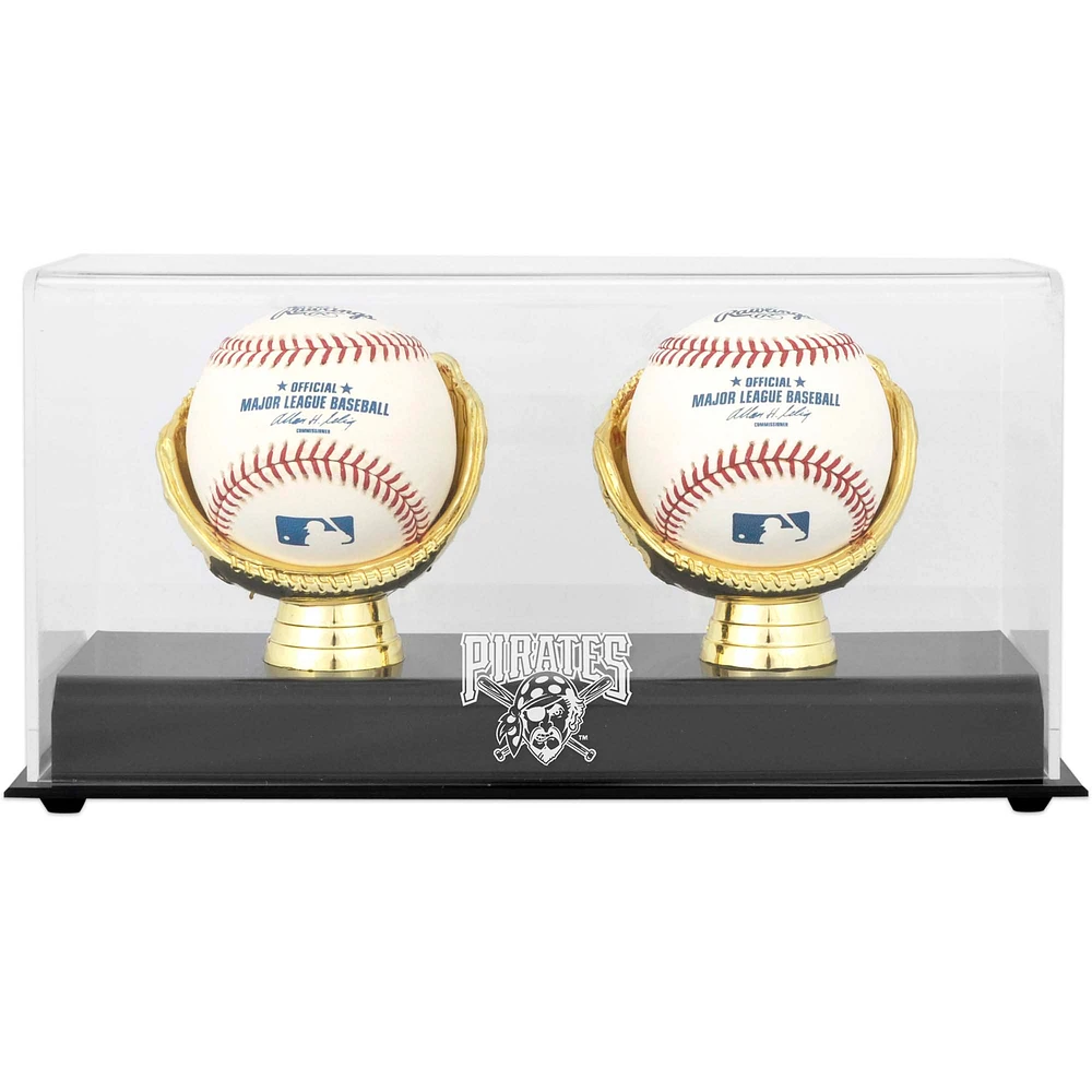 Pittsburgh Pirates Gold Glove Double Baseball Logo Display Case