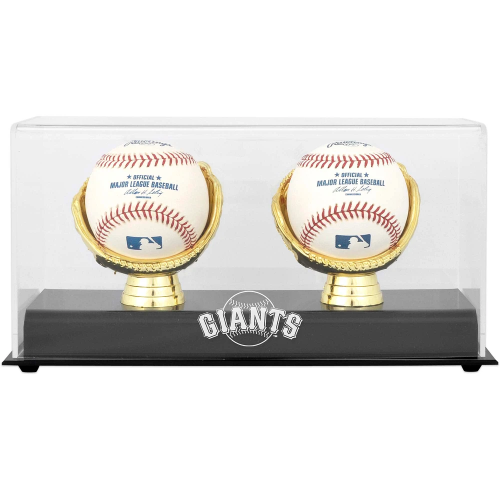 San Francisco Giants Gold Glove Double Baseball Logo Display Case