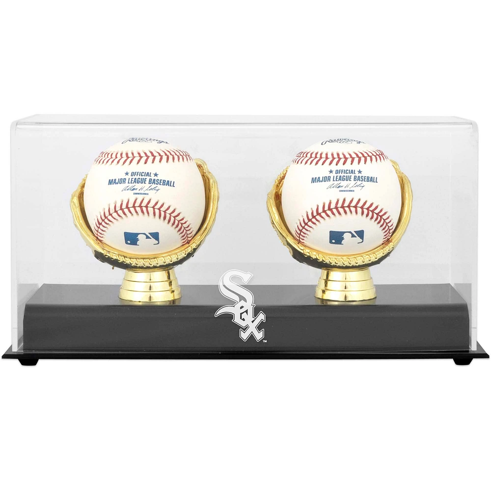 Chicago White Sox Gold Glove Double Baseball Logo Display Case
