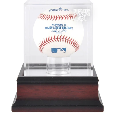 Pittsburgh Pirates Mahogany Baseball Logo Display Case
