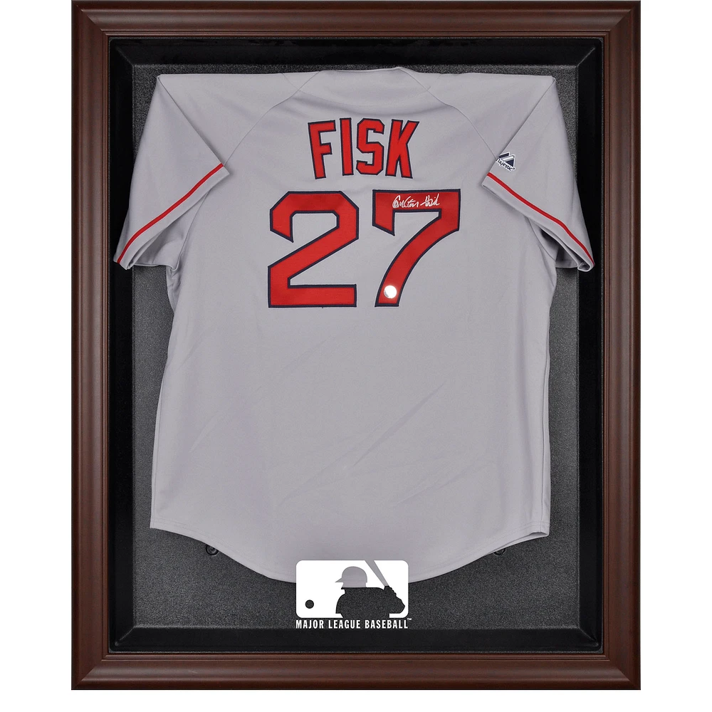 MLB Brown Framed Logo Jersey Display Case