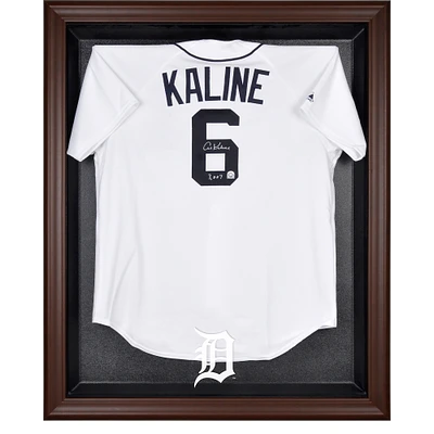 Detroit Tigers Brown Framed Logo Jersey Display Case