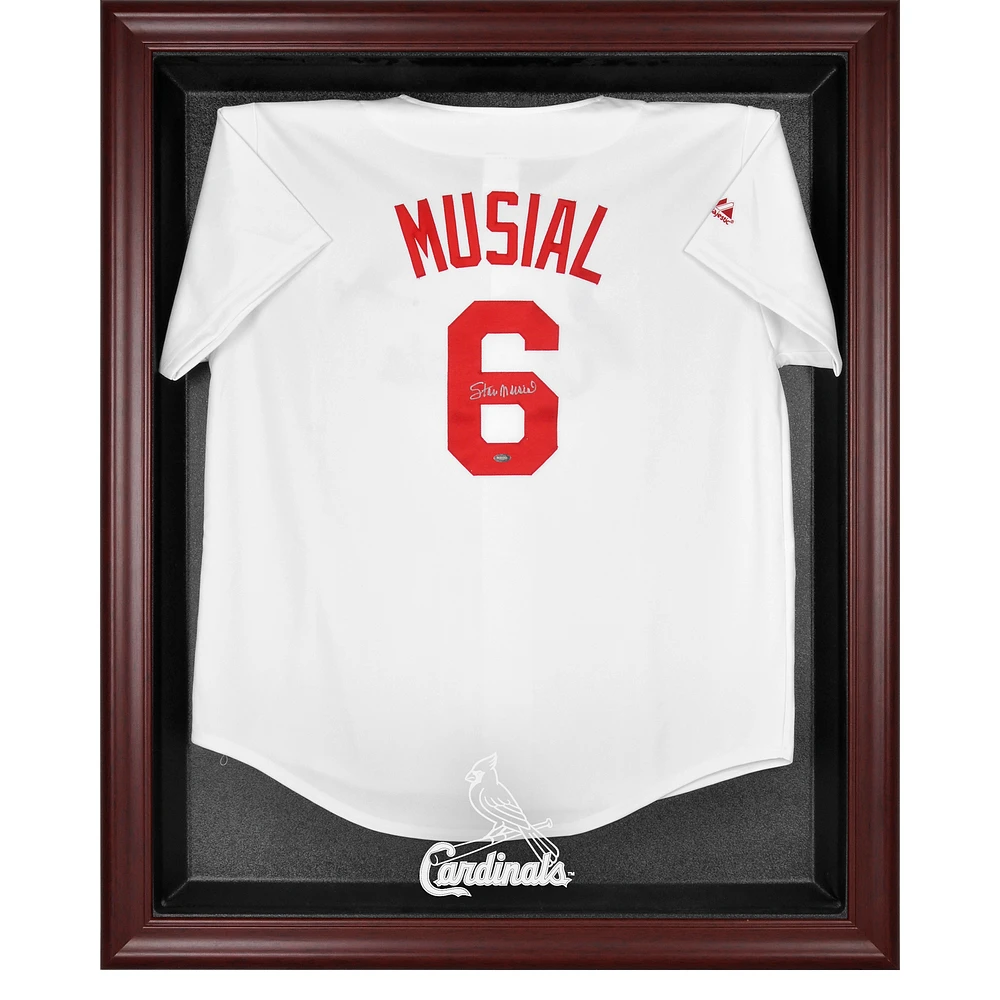 St. Louis Cardinals Mahogany Framed Logo Jersey Display Case