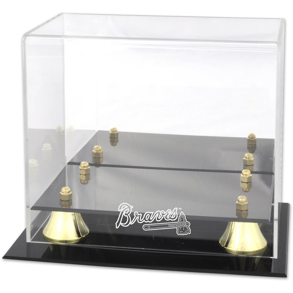 Atlanta Braves Golden Classic Logo Mini Helmet Case