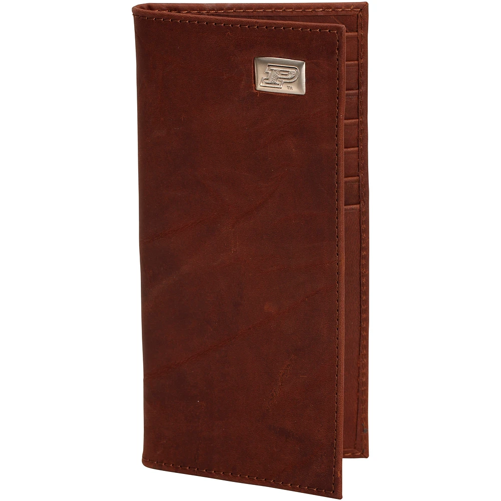 Purdue Boilermakers Leather Secretary Wallet w/ Concho