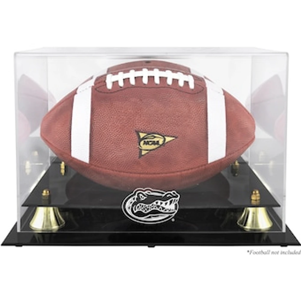 Florida Gators Golden Classic Logo Football Display Case with Mirror Back