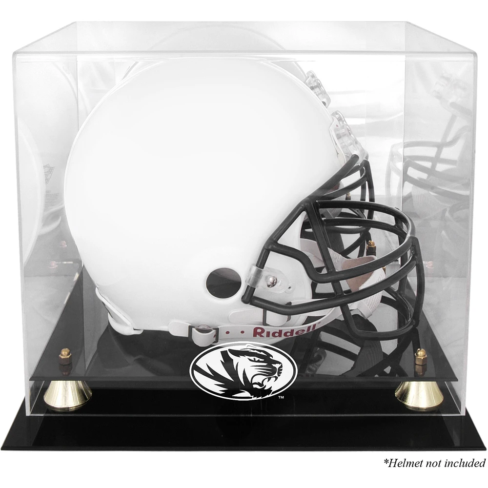 Missouri Tigers Golden Classic Team Logo Helmet Display Case with Mirrored Back