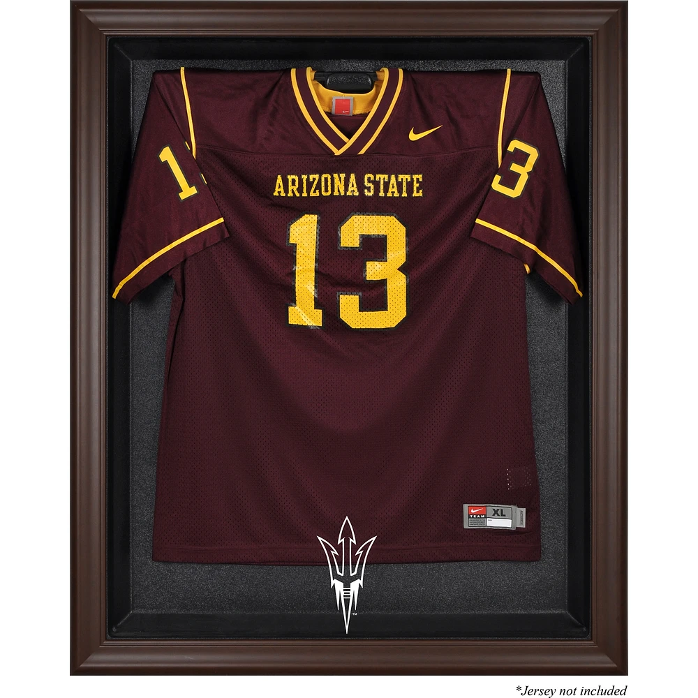 Arizona State Sun Devils Brown Framed Logo Jersey Display Case