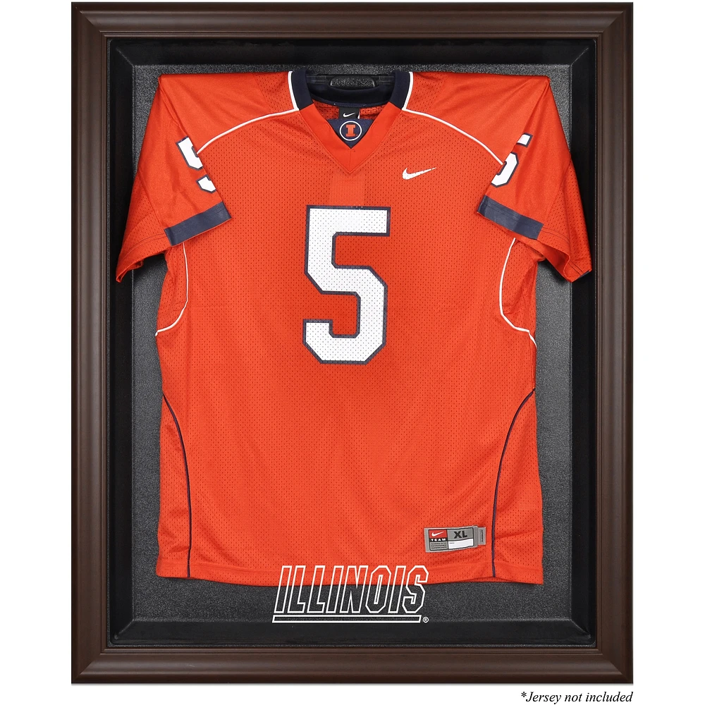 Illinois Fighting Illini Framed Logo Jersey Display Case