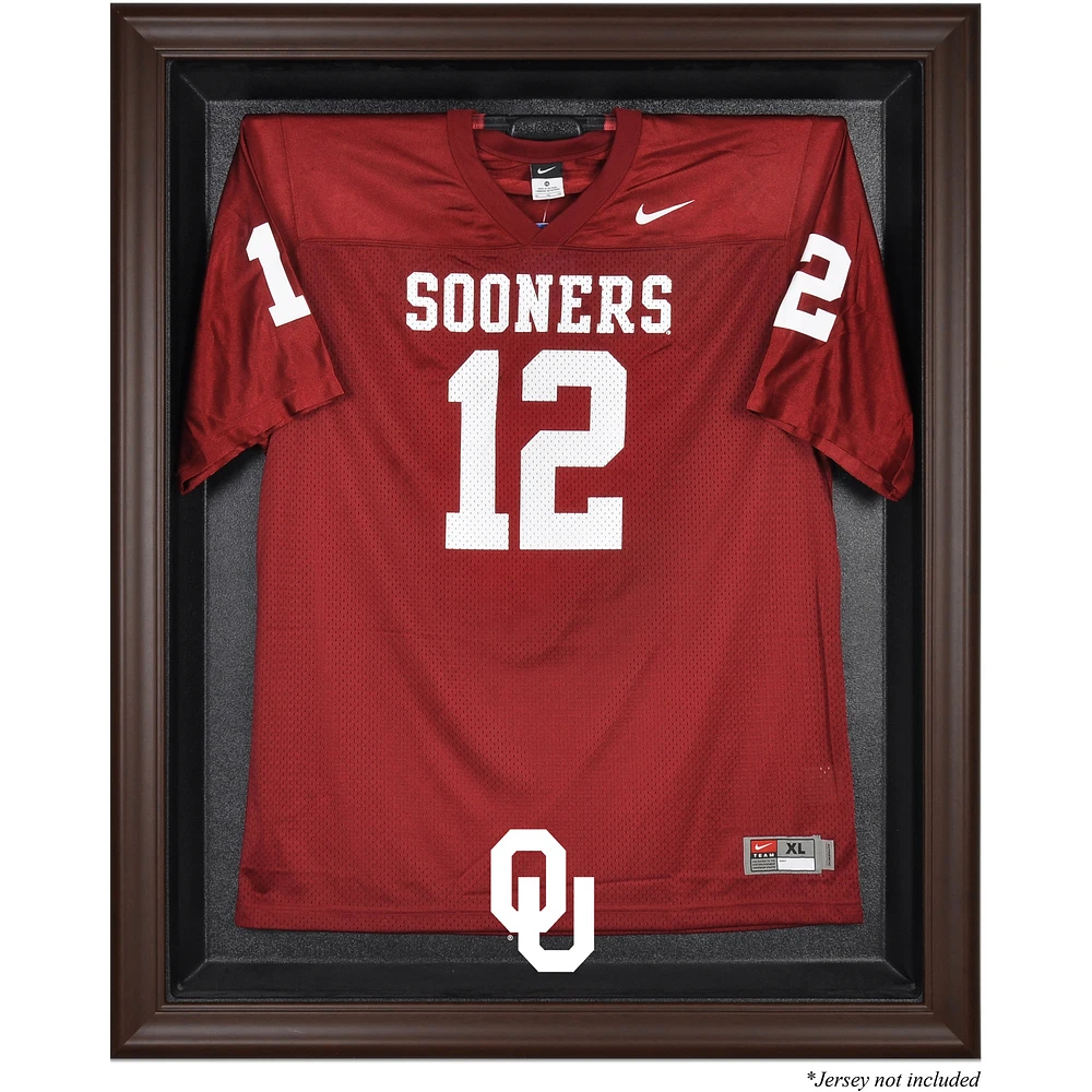 Oklahoma Sooners Framed Logo Jersey Display Case