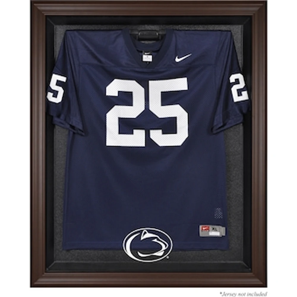 Penn State Nittany Lions Brown Framed Logo Jersey Display Case