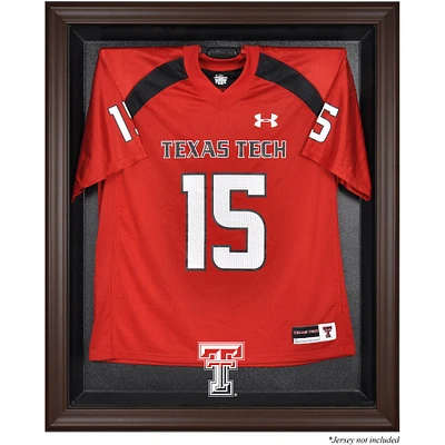 Texas Tech Red Raiders Brown Framed Logo Jersey Display Case
