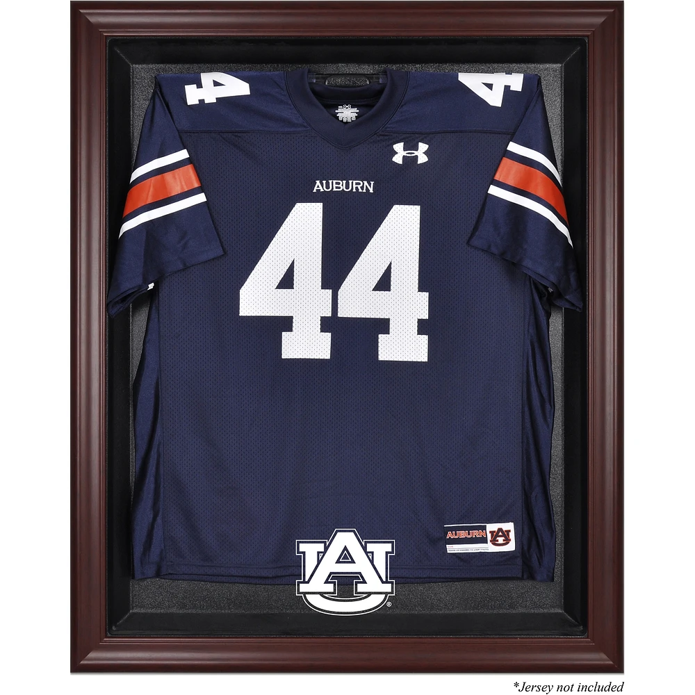 Auburn Tigers Mahogany Framed Logo Jersey Display Case