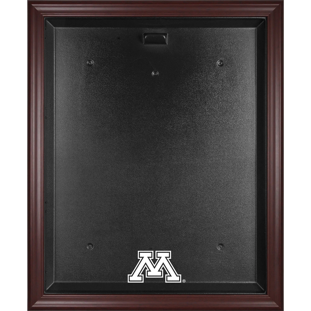 Minnesota Golden Gophers Mahogany Framed Logo Jersey Display Case